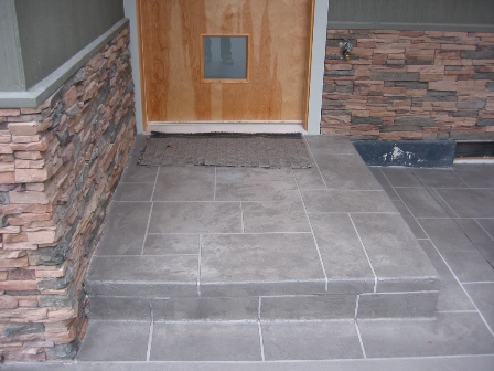 Overlay - Blue Stone Pattern - Steps